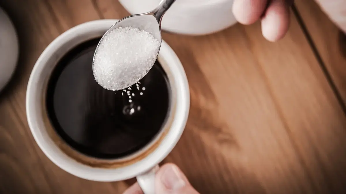 Łyżeczka cukry nasypywanie do kawy 