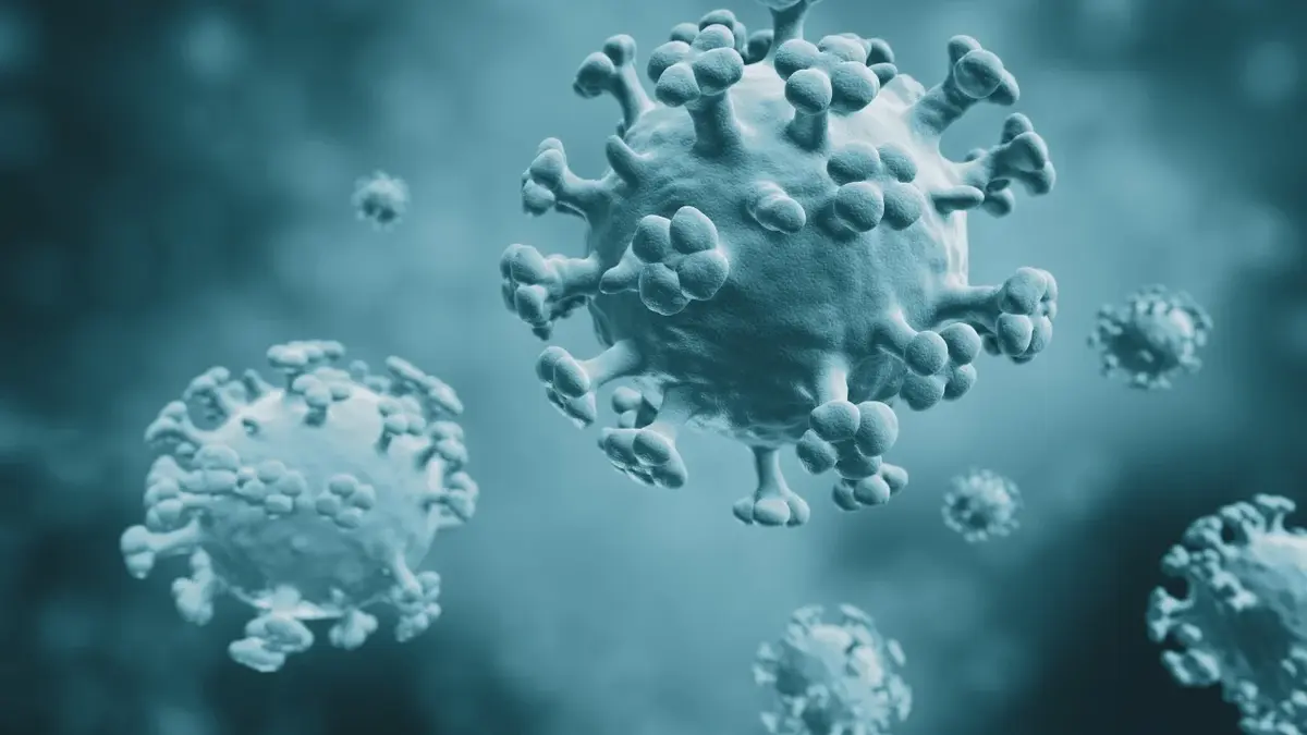 Graficzny obraz wirusa grypy