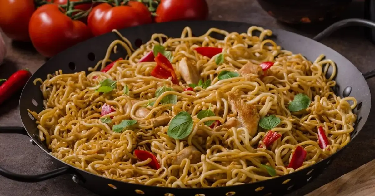 Główne zdjęcie - Pomysł na prosty lunchbox. Makaron w chińskim stylu
