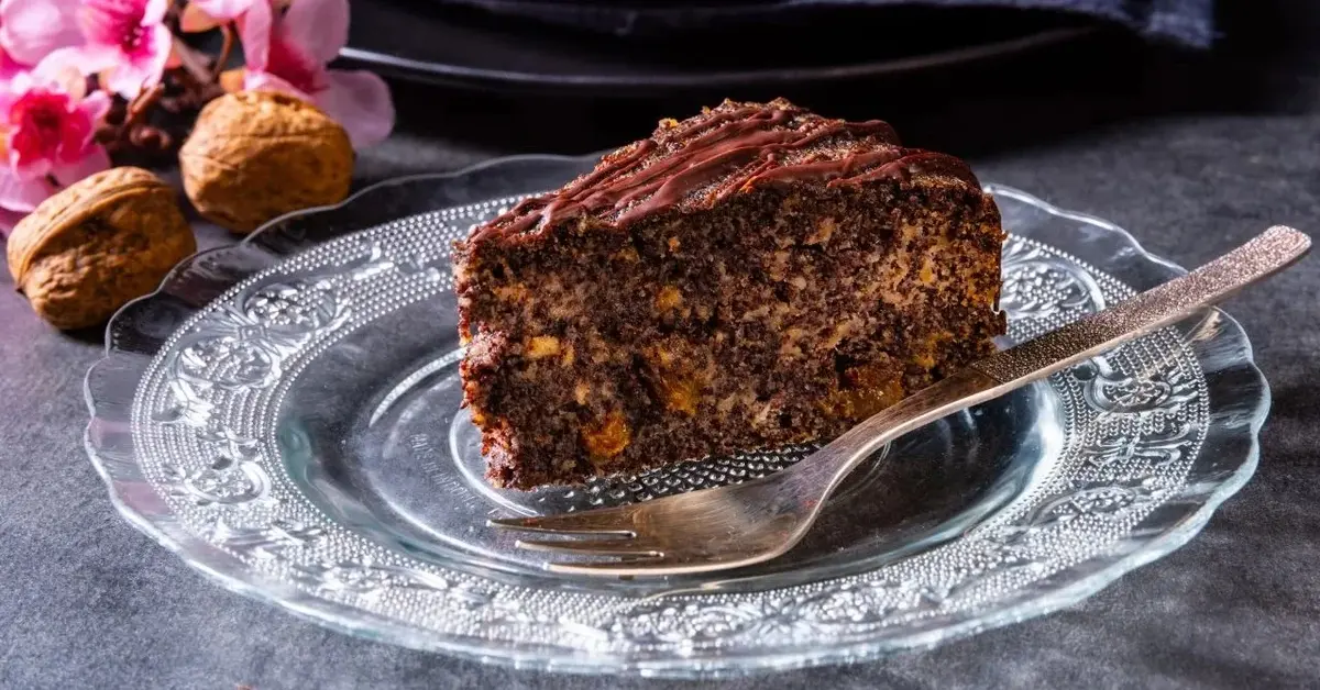 Główne zdjęcie - Szarlotka japońska, czyli przepyszny makowiec z jabłkami. Idealne ciasto na Boże Narodzenie! #GlutenFree