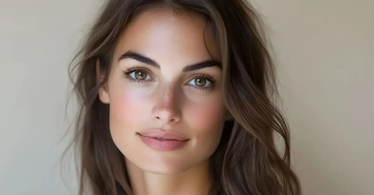 Kobieta o zadbanej skórze