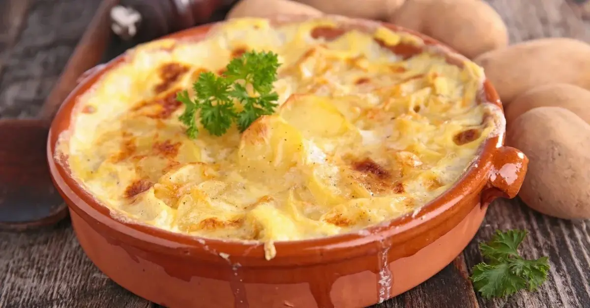 Główne zdjęcie - Zapiekanka z ziemniakami i kiełbasą: Pyszna!