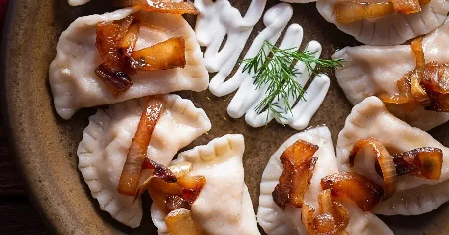 pierogi z mięsem