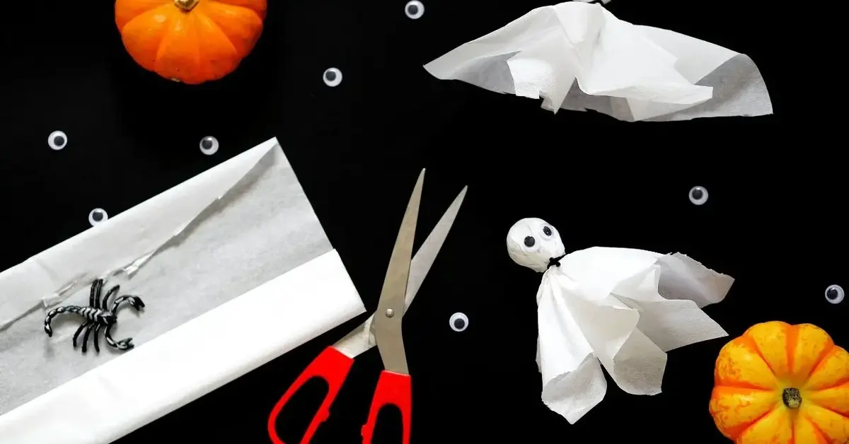 Główne zdjęcie - Duszki z papieru na Halloween. Jak zrobić straszne ozdoby?