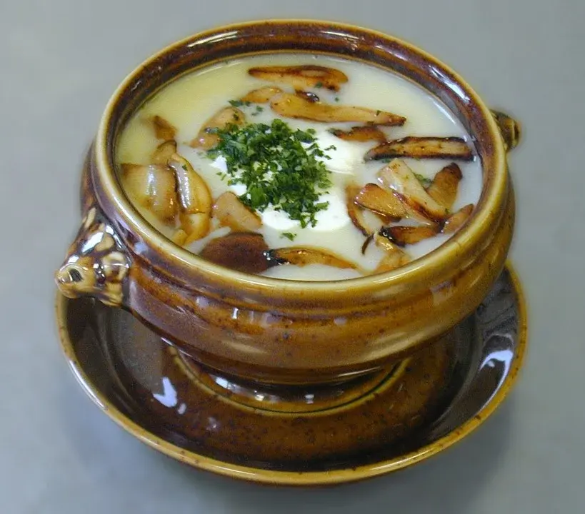 Przepis na domową zupę ze świeżych grzybów