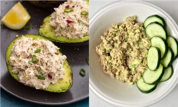 Sałatka z tuńczykiem i awokado - przepis na fit sałatkę na każdą porę dnia