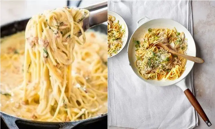 Główne zdjęcie - Spaghetti alla carbonara - przepis na szybkie i pyszne danie włoskie z makaronem