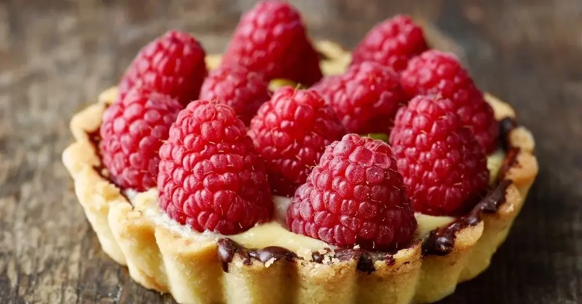 tartaletka z malinami