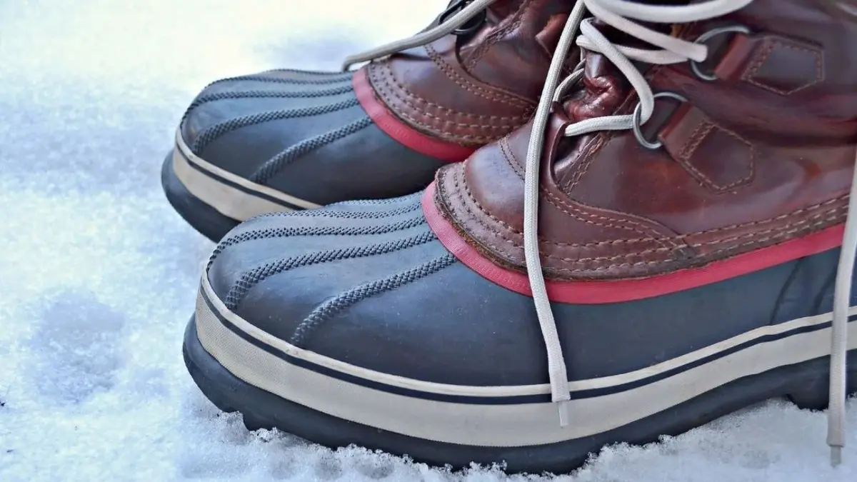 Ciepłe, wodoodporne, sznurowane buty na śniegu