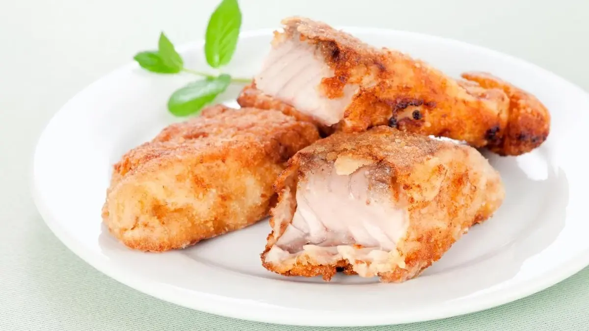 Kawałki karpia na Wigilię.