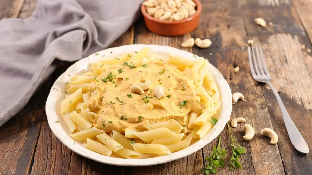 makaron z orzechami nerkowca