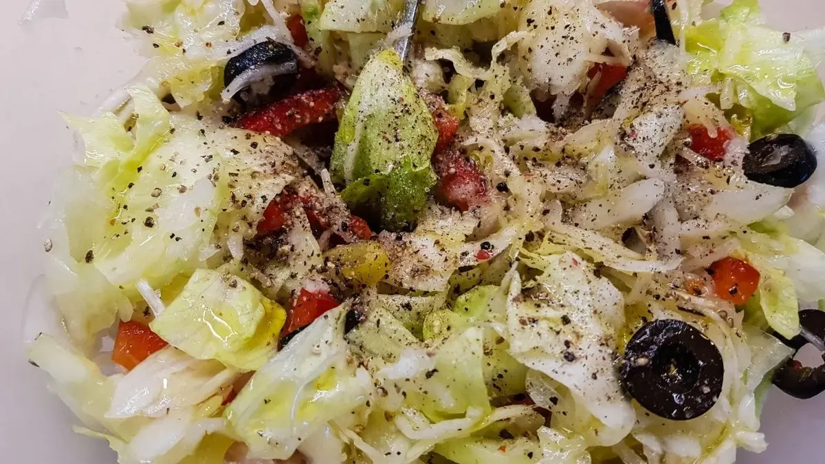 sałatka na sylwestra gyros