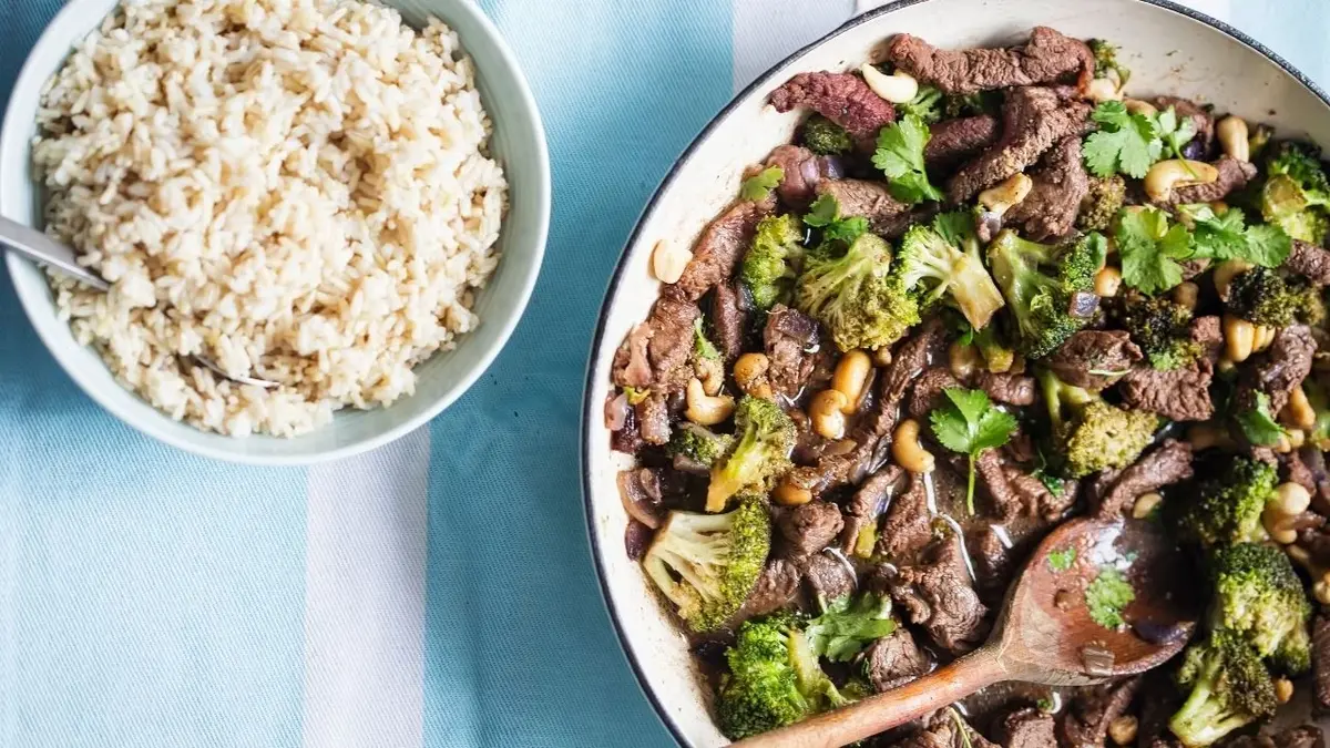 wołowina z orzechami nerkowca