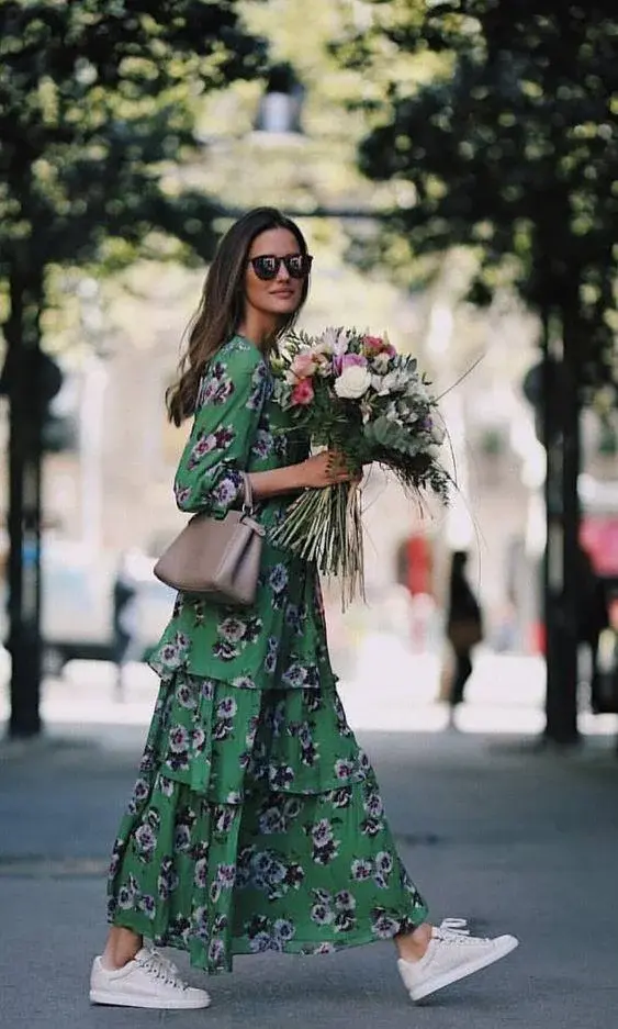 Modne sukienki w kwiaty - trendy wiosna-lato 2020