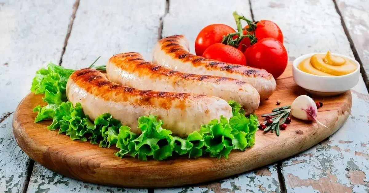 Główne zdjęcie - Biała kiełbasa z grilla po bawarsku - idealna na szybki obiad na świeżym powietrzu