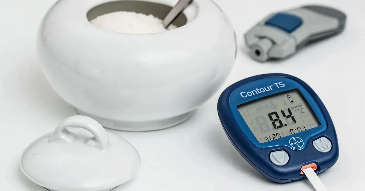 glukometr obok cukru