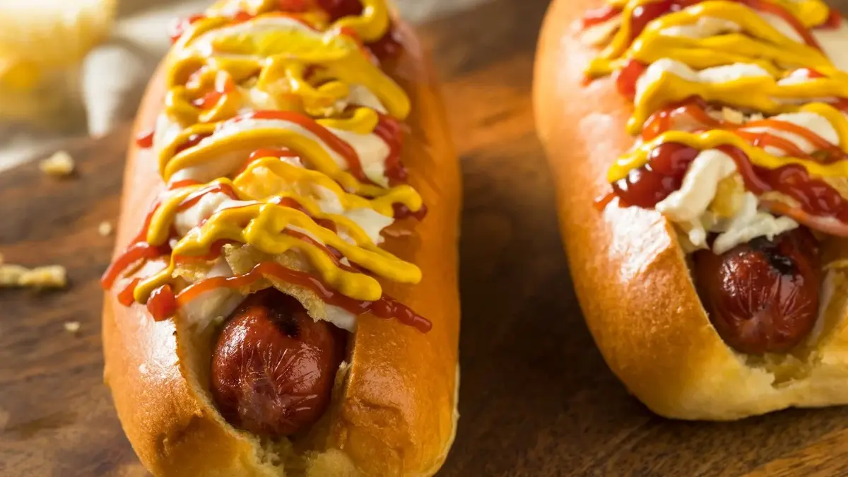 hot dog z sosami