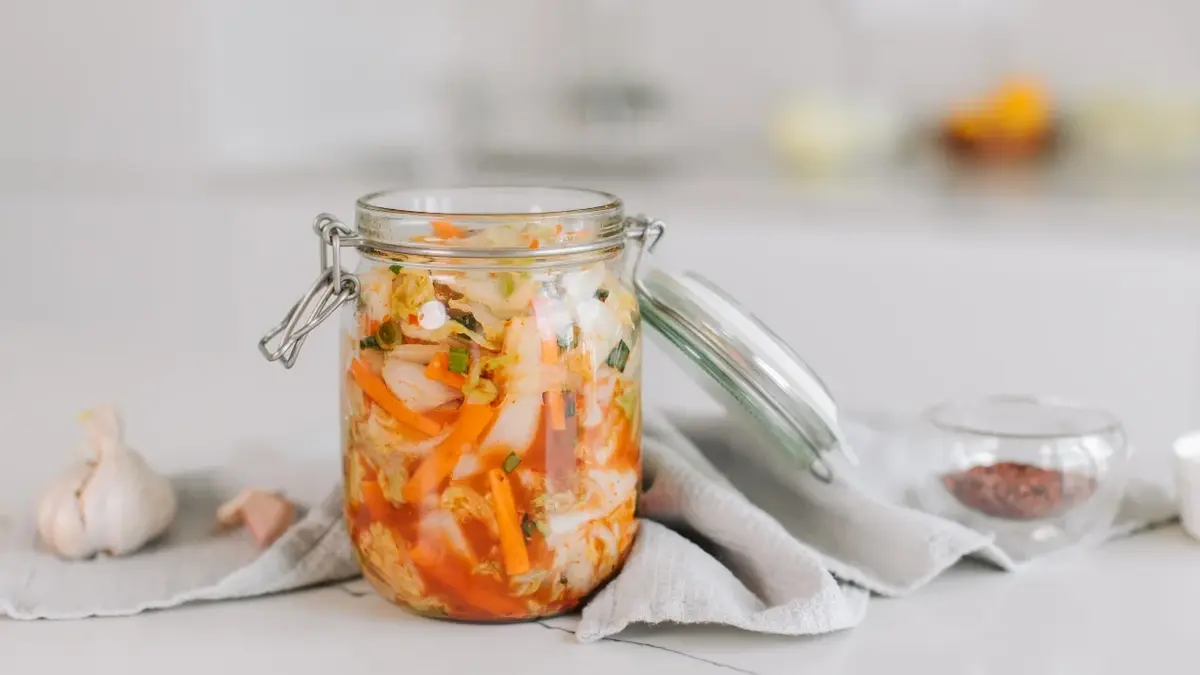 Kimchi w słoiku 