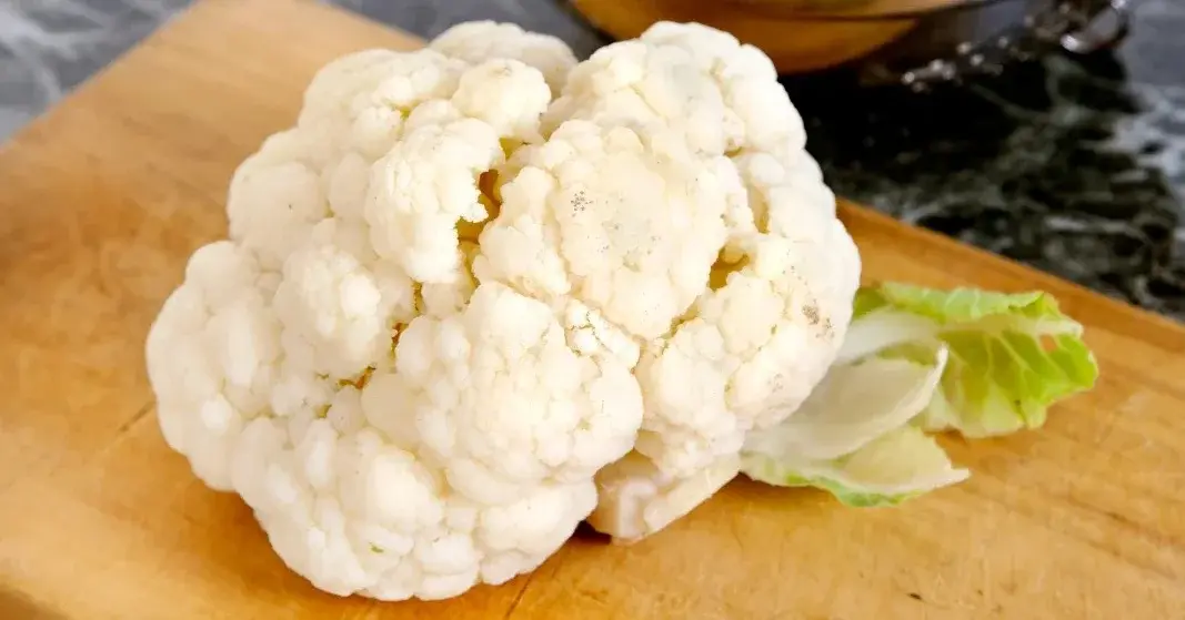 Kalafior gotowany w mleku