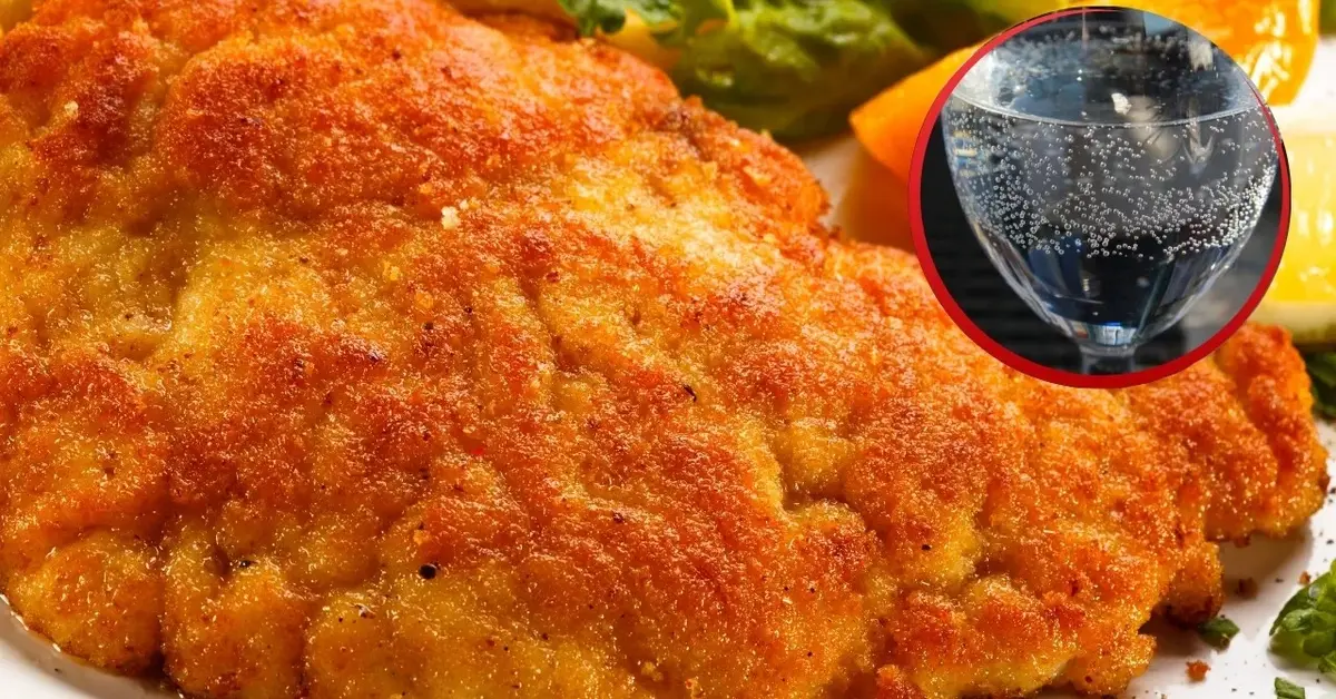 Kotlety schabowe z panierką z wodą gazowaną.