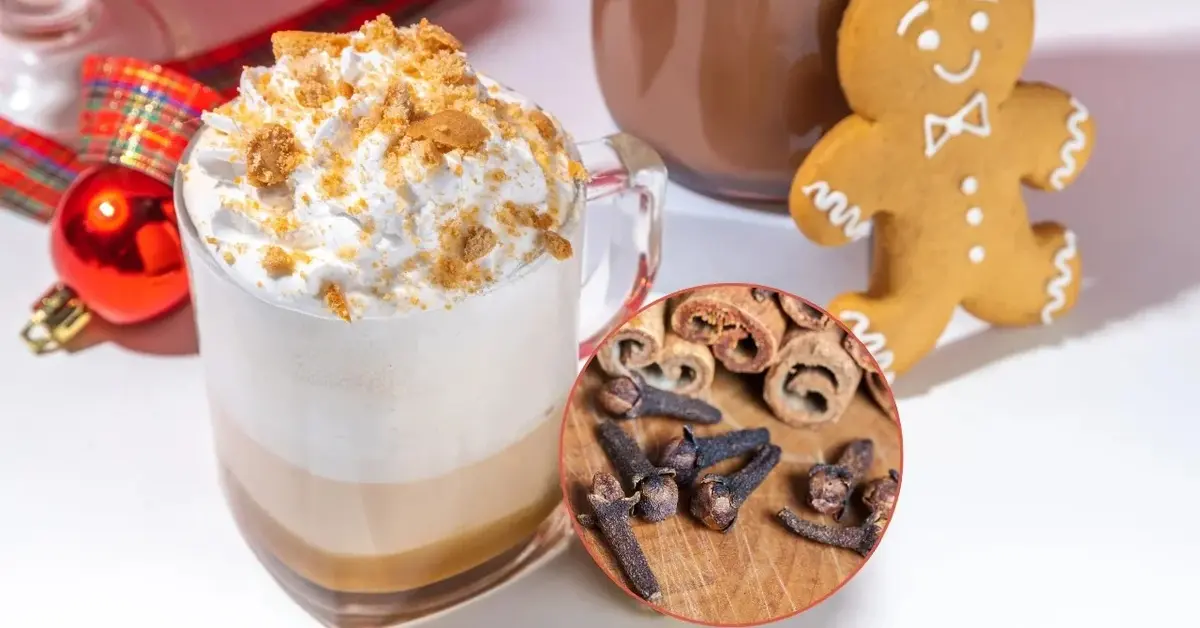 Piernikowe latte, goździki i cynamon.