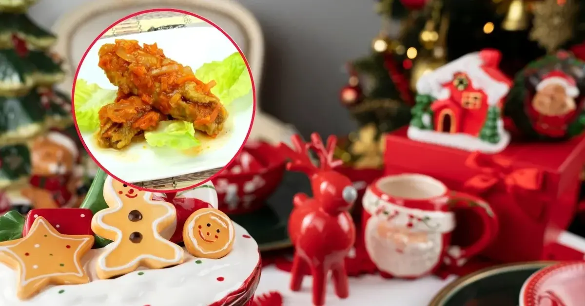 Wigilijna ryba po grecku.