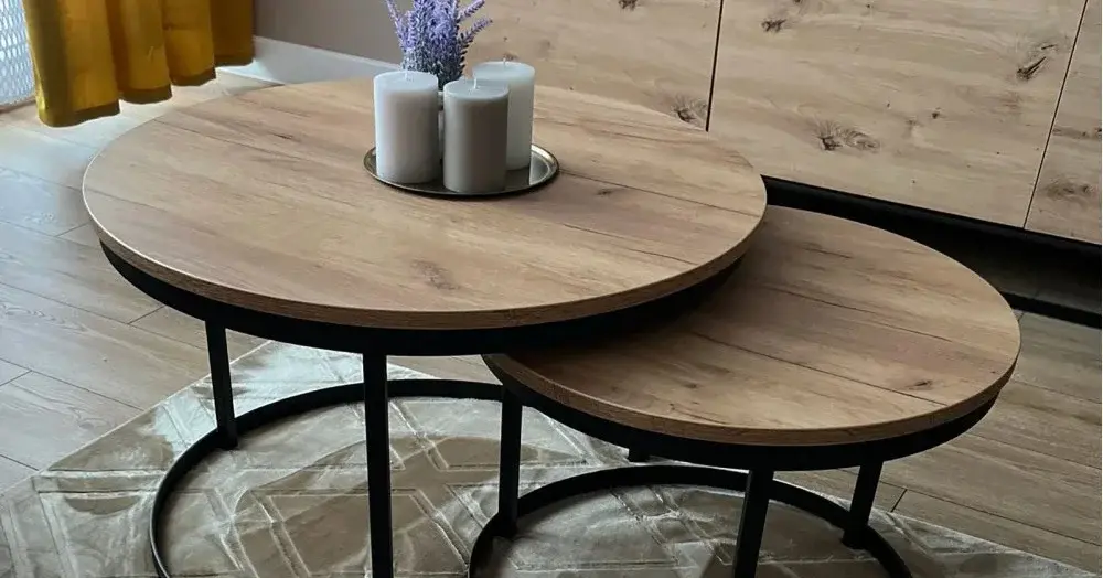 Stolik kawowy okrągły mini