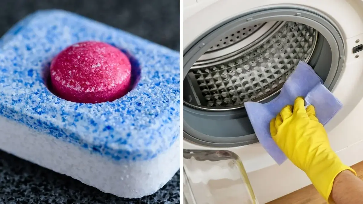 Tabletka do zmywarki - sposób na brudną pralkę