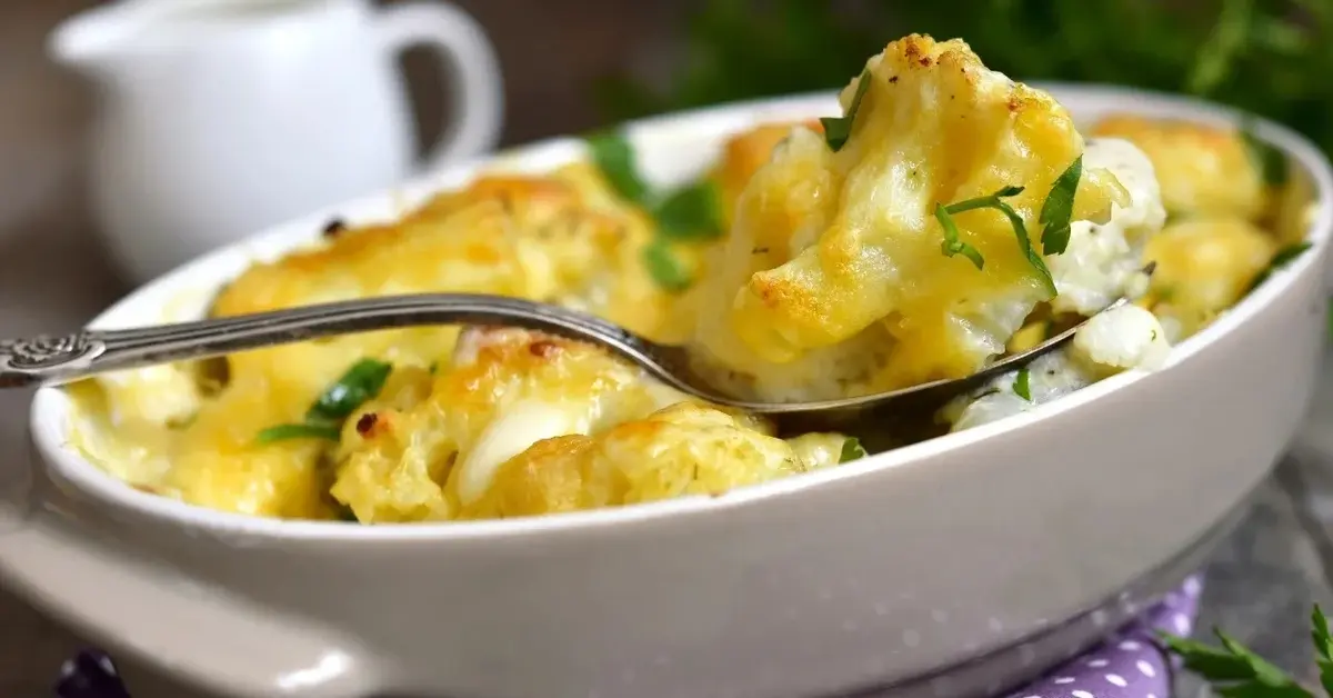 zapiekanka z kalafiorem