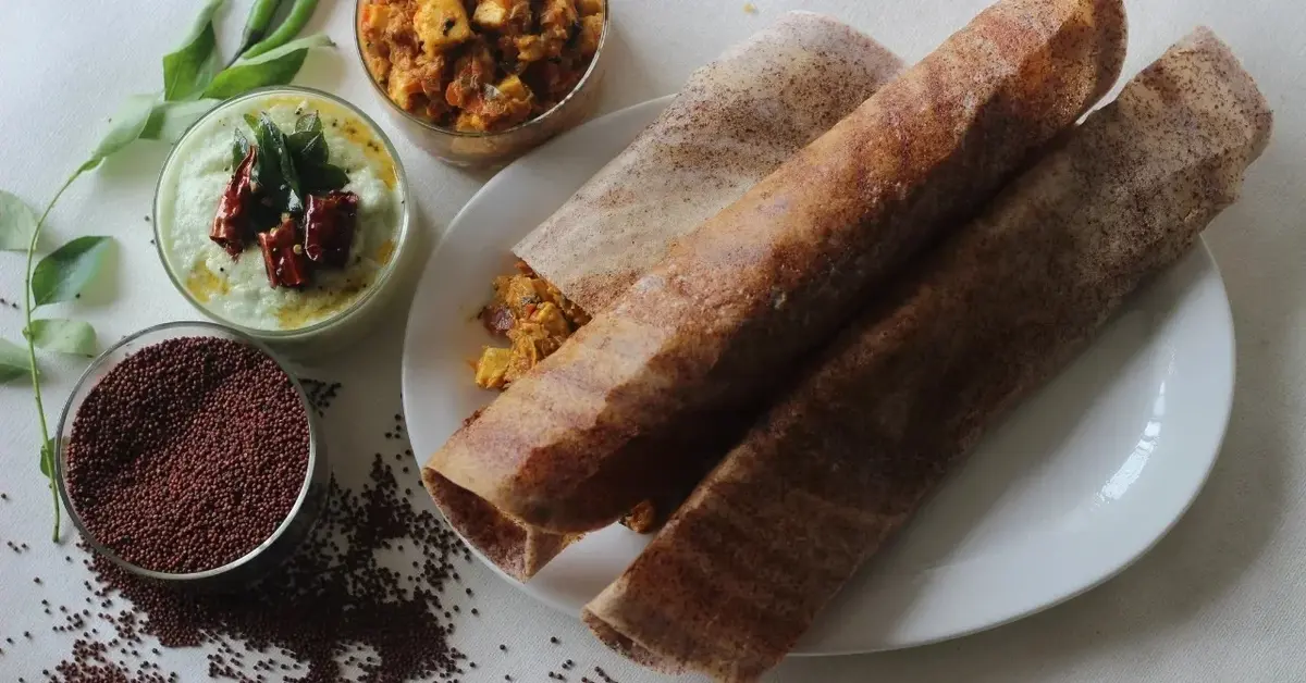 Naleśniki czekoladowe na talerzyku