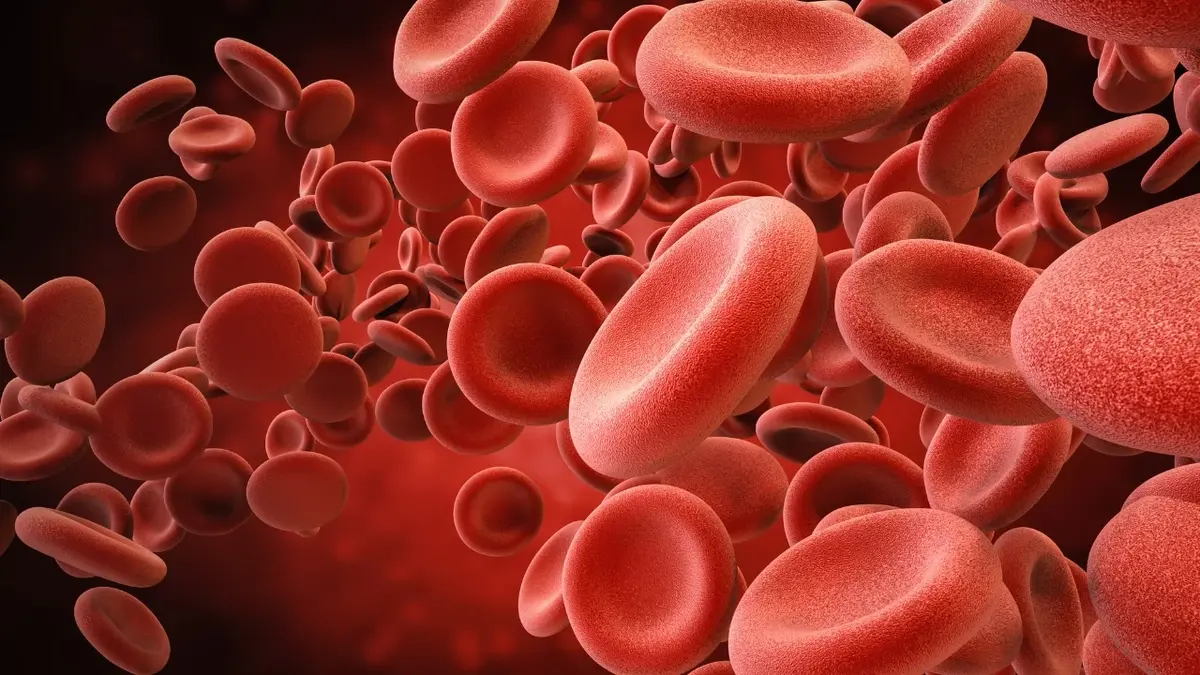 Grafika przedstawiająca płytki krwi 