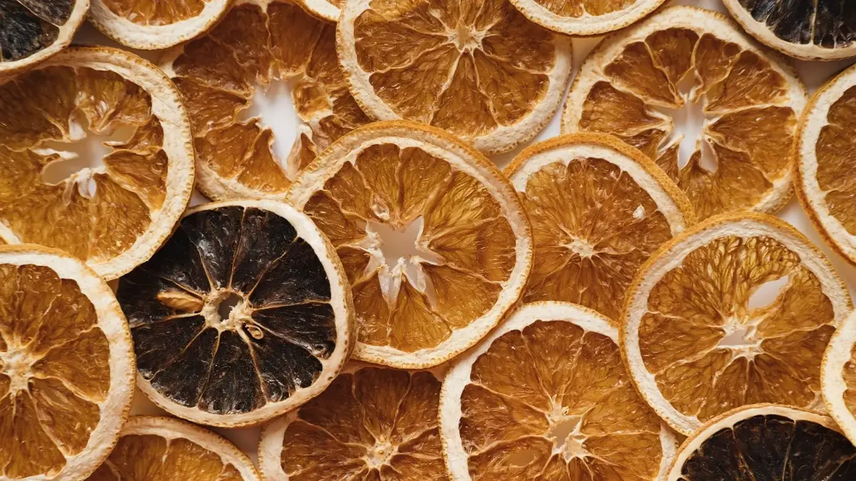 Plasterki suszonej pomarańczy 