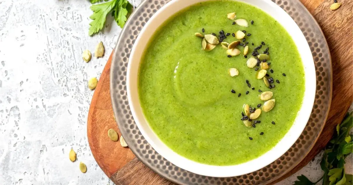 Zupa krem z zielonych warzyw