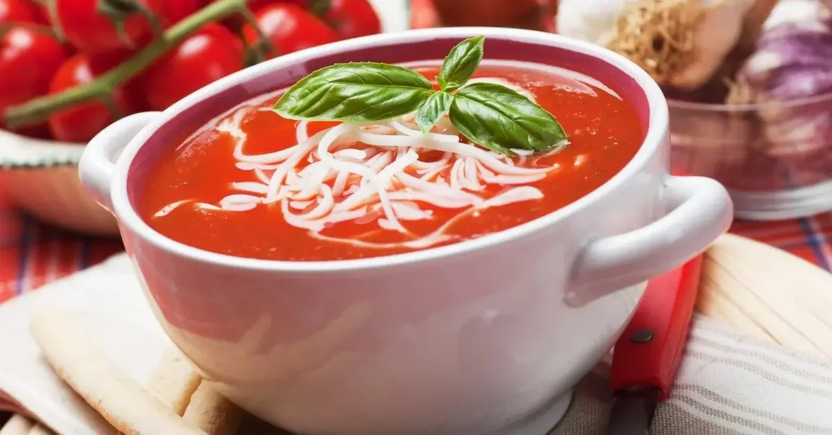zupa z pieczonych pomidorow